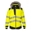 Portwest PW369 PW3 Hi-Vis parka télikabát sárga-fekete