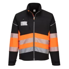 Portwest PW375 PW3 Hi-Vis kabát (3L) fekete-narancs
