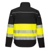 Portwest PW375 PW3 Hi-Vis kabát (3L) fekete-sárga