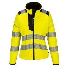   Portwest PW381 PW3 Hi-Vis női softshell kabát sárga-fekete