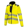 Portwest PW381 PW3 Hi-Vis női softshell kabát sárga-fekete