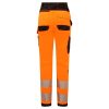 Portwest PW385 PW3 Hi-Vis Stretch Work női nadrág narancs-fekete