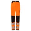 Portwest PW385 PW3 Hi-Vis Stretch Work női nadrág narancs-fekete