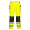 Portwest PW386 PW3 Hi-Vis női esőnadrág sárga-fekete