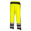 Portwest PW386 PW3 Hi-Vis női esőnadrág sárga-fekete