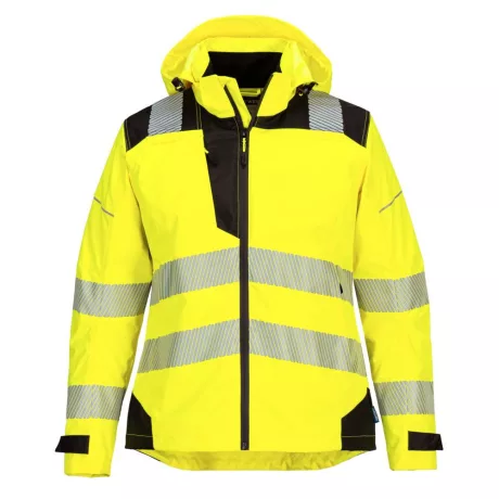 Portwest PW389 PW3 Hi-Vis női esőkabát sárga-fekete