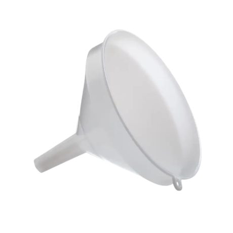Műanyag tölcsér 8cm