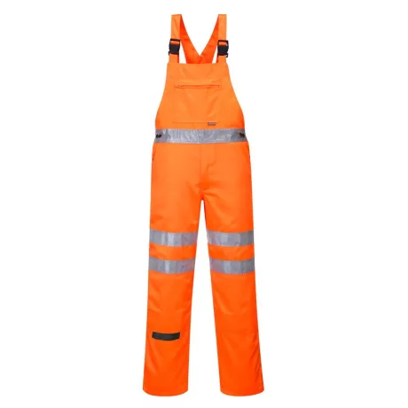 Portwest RT43 Hi-Vis kantáros nadrág narancs