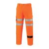 Portwest RT46 Hi-Vis vasúti Combat nadrág narancs