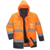 Portwest S162 Hi-Vis Lite 3 az 1-ben kabát narancs-tengerészkék