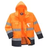 Portwest S162 Hi-Vis Lite 3 az 1-ben kabát narancs-tengerészkék