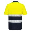 Portwest S175 Hi-Vis kéttónusú póló sárga-sötétkék