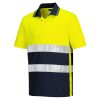 Portwest S175 Hi-Vis kéttónusú póló sárga-sötétkék