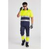 Portwest S175 Hi-Vis kéttónusú póló sárga-sötétkék