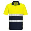Portwest S175 Hi-Vis kéttónusú póló sárga-sötétkék