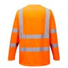 Portwest S178 Hi-Vis hosszú ujjú póló narancs