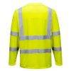 Portwest S178 Hi-Vis hosszú ujjú póló sárga
