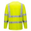 Portwest S178 Hi-Vis hosszú ujjú póló sárga