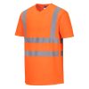 Portwest S179 V-nyakú pólóing hálós panelekkel narancs