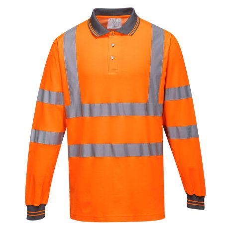 Portwest S271 Hi-Vis pólóing narancs