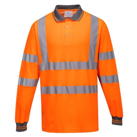 Portwest S271 Hi-Vis pólóing narancs