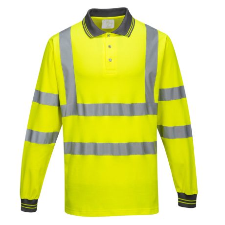 Portwest S271 Hi-Vis pólóing sárga