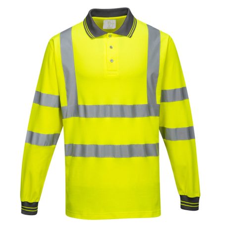 Portwest S271 Hi-Vis pólóing sárga