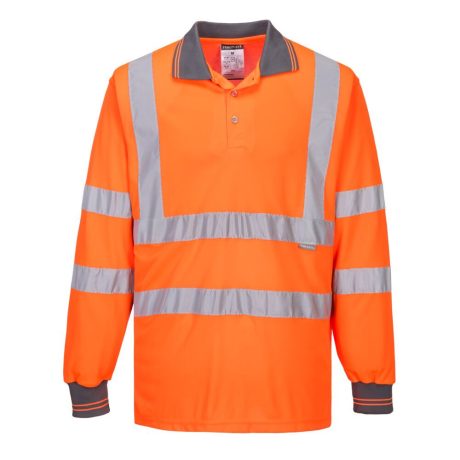 Portwest S277 Hi-Vis pólóing narancs