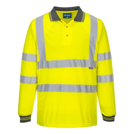 Portwest S277 Hi-Vis pólóing sárga