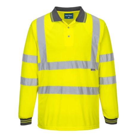 Portwest S277 Hi-Vis pólóing sárga