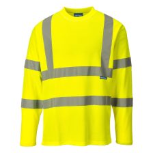 Portwest S278 Hi-Vis hosszú ujjú pólóing sárga