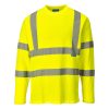 Portwest S278 Hi-Vis hosszú ujjú pólóing sárga