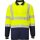 Portwest S279 Hi-Vis kéttónusú pólóing sárga-tengerészkék