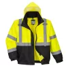 Portwest S365 Hi-Vis prémium 3 az 1-ben bomberdzseki sárga-fekete