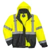 Portwest S365 Hi-Vis prémium 3 az 1-ben bomberdzseki sárga-fekete