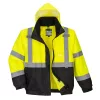 Portwest S365 Hi-Vis prémium 3 az 1-ben bomberdzseki sárga-fekete