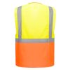 Portwest S376 Hi-Vis Prague executive mellény sárga-narancs