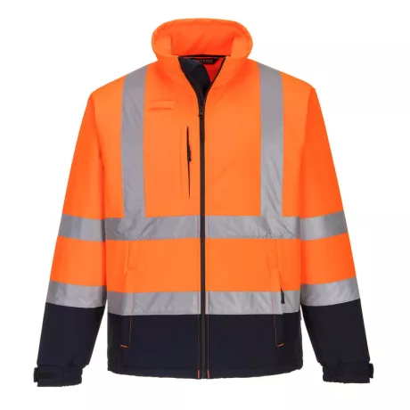 Portwest S425 Hi-Vis dzseki (3L) narancs-tengerészkék