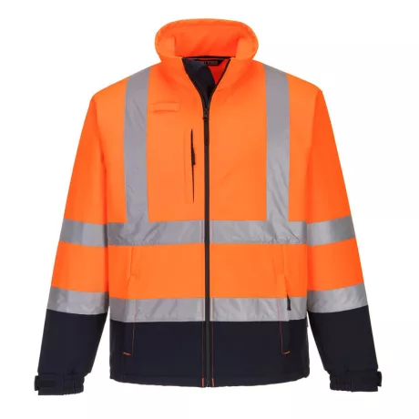 Portwest S425 Hi-Vis dzseki (3L) narancs-tengerészkék