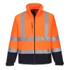 Portwest S425 Hi-Vis dzseki (3L) narancs-tengerészkék