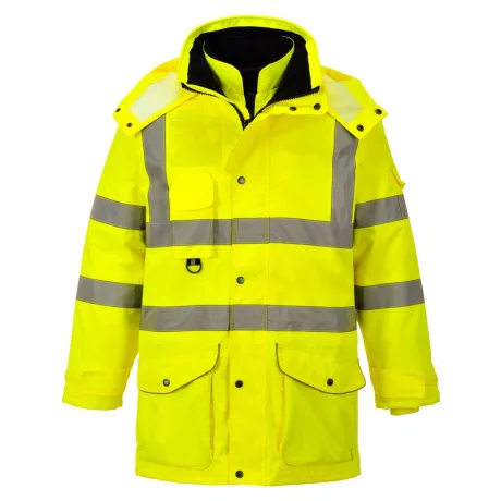 Portwest S427 Hi-Vis 7 az 1-ben traffic kabát sárga