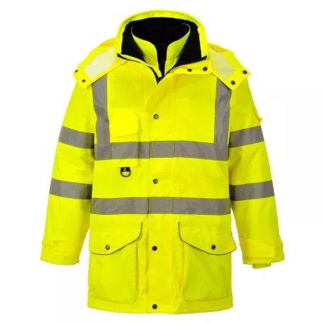 Portwest S427 Hi-Vis 7 az 1-ben traffic kabát sárga