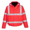 Portwest S463 Hi-Vis téli bomber dzseki piros