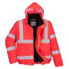 Portwest S463 Hi-Vis téli bomber dzseki piros
