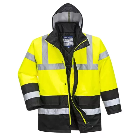Portwest S466 Hi-Vis kéttónusú traffic télikabát sárga-fekete