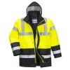 Portwest S466 Hi-Vis kéttónusú traffic télikabát sárga-fekete