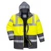 Portwest S466 Hi-Vis kéttónusú traffic télikabát sárga-szürke