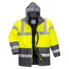 Portwest S466 Hi-Vis kéttónusú traffic télikabát sárga-szürke