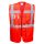 Portwest S476 Berlin Hi-Vis Executive mellény piros