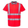 Portwest S477 Hi-Vis pólóing piros